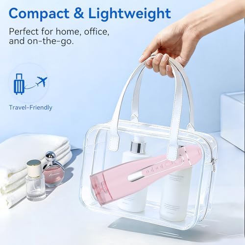 Hilo Dental Eléctrico Portátil: Irrigador Oral Recargable a Batería, 4 Modos, 5 Boquillas, 300ML, IPX7, Ideal para Brackets, Viajes y Uso en Casa, - imagen 5