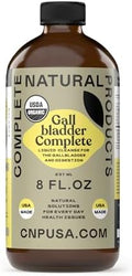 Concentrado Líquido Orgánico de 8oz para la Vesícula Biliar - Fórmula de Soporte Digestivo con Vinagre de Sidra de Manzana y Amargos para Fluir Biliar - imagen 1