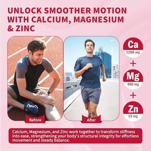 Gomitas de Calcio 1200 Mg con Vitamina D3 y K2, Suplemento de Calcio Citrato para Adultos, con Magnesio, Zinc, B6 y B12 - Absorción Extra - imagen 3