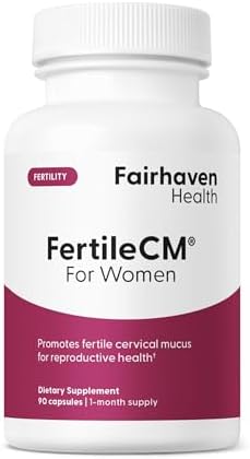 Suplemento FertilCM de Fairhaven Health para la Fertilidad Femenina, Cápsulas - Mejora el Moco Cervical, Ciclo de Ovulación, Incluye L-Arginina, - imagen 1