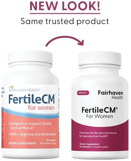 Suplemento FertilCM de Fairhaven Health para la Fertilidad Femenina, Cápsulas - Mejora el Moco Cervical, Ciclo de Ovulación, Incluye L-Arginina, - imagen 8