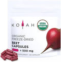 KOYAH - Cápsulas Orgánicas de Remolacha – Raíz de Remolacha Liofilizada – 500 mg por Cápsula – Soporte Cardiovascular y Flujo Sanguíneo* - 60 Cápsulas - imagen 1