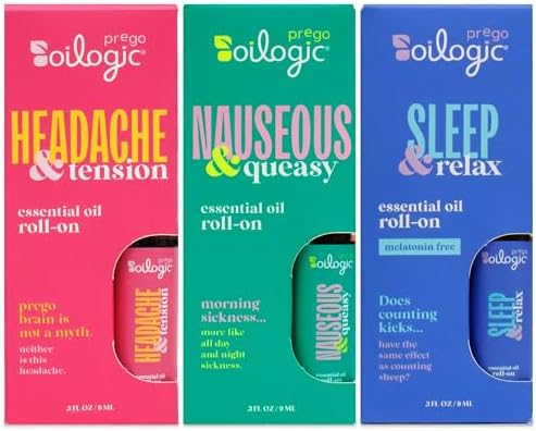 Set de Aceites Esenciales Oilogic en Roll-On para Embarazadas - Mezclas de Sueño, Confort y Bienestar - 100% Puro, 0.3 Fl Oz (Paquete de 3) - imagen 1