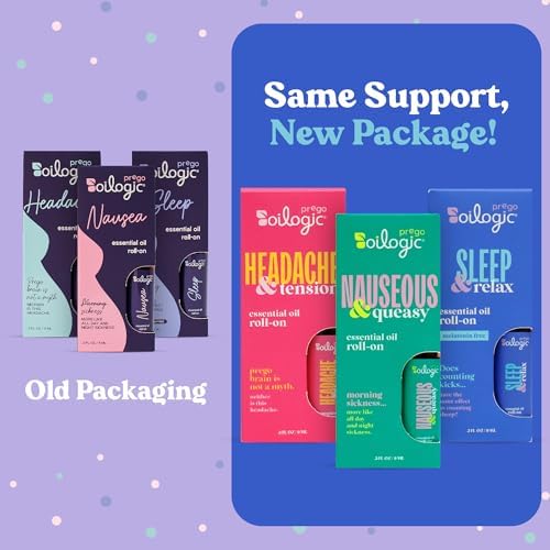 Set de Aceites Esenciales Oilogic en Roll-On para Embarazadas - Mezclas de Sueño, Confort y Bienestar - 100% Puro, 0.3 Fl Oz (Paquete de 3) - imagen 3