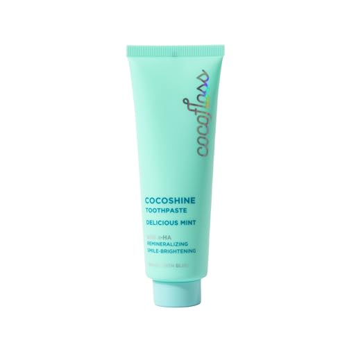 Pasta Dental Blanqueadora Cocoshine de Cocolab, con Nano-Hidroxiapatita, Sin Flúor, con Xilitol y Aceite de Coco, Suave para Dientes Sensibles, - imagen 1