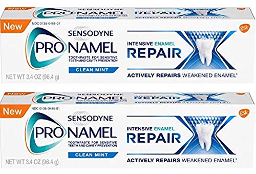 Sensodyne ProNamel, Menta Limpia, Reparación Intensiva 3.4 Oz (Paquete de 2) - imagen 1