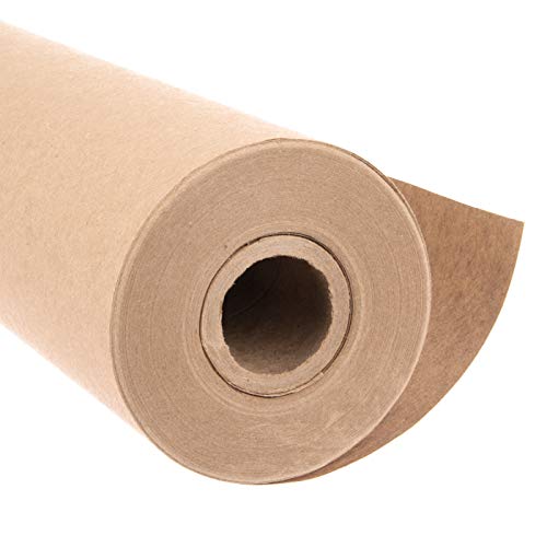 Papel Kraft Ecológico en Rollo Jumbo | Material Reciclado Biodegradable | Hecho en EE. UU. | Multiusos: Papel de Regalo Natural, Caminera, Mudanza, - imagen 1