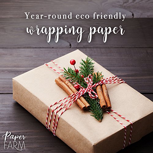 Papel Kraft Ecológico en Rollo Jumbo | Material Reciclado Biodegradable | Hecho en EE. UU. | Multiusos: Papel de Regalo Natural, Caminera, Mudanza, - imagen 3