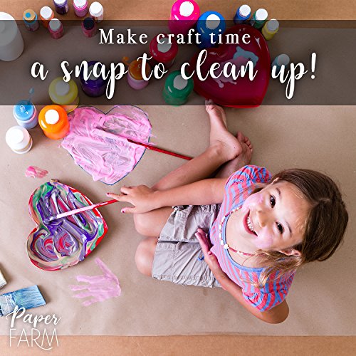 Papel Kraft Ecológico en Rollo Jumbo | Material Reciclado Biodegradable | Hecho en EE. UU. | Multiusos: Papel de Regalo Natural, Caminera, Mudanza, - imagen 5