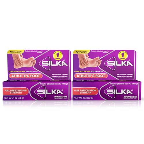 Crema Antifúngica Silka, Tratamiento Clínico para Hongos en los Pies, Resultados en 1 Semana, Máxima Potencia, 2 Paquetes de 1oz - imagen 5