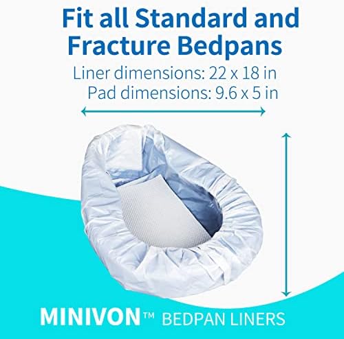 Forros desechables para orinal MINIVON con almohadillas super absorbentes - Paquete de 30 - Bolsa para orinal con cordón, grado médico y ajuste - imagen 5