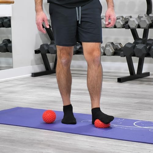 Set de Pelotas Inflables OPTP Franklin Method Easy Grip (Par) - Pelotas de Masaje Suaves y Con Bumps para Liberación Miofascial y Ejercicios de - imagen 6