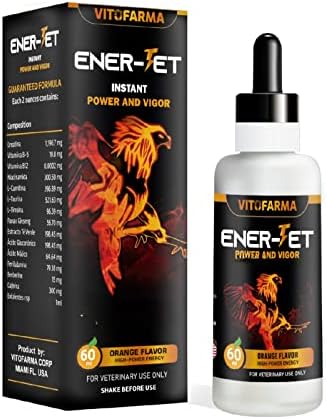 VITOFARMA Ener-Jet Suplemento Energético Natural para Gallos - Multivitamínico Líquido 60 ml - imagen 1