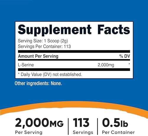 Nutricost Polvo de L-Serina, 113 Porciones (0.5LB) - 2,000 MG por Porción - Sin OGM, Libre de Gluten - imagen 2