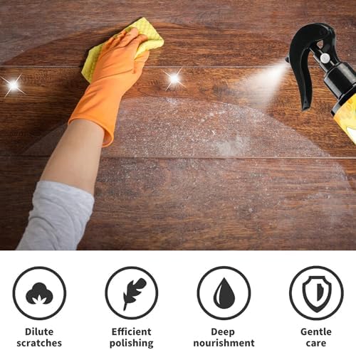 Pulidor de Muebles en Spray YG LianKai 3 Piezas, Cuidado Natural con Cera de Abeja, Limpiador de Madera y Pulidor para Sala, Cocina y Pisos de Madera - imagen 4