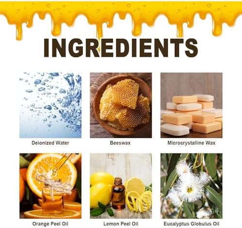 Pulidor de Muebles en Spray YG LianKai 3 Piezas, Cuidado Natural con Cera de Abeja, Limpiador de Madera y Pulidor para Sala, Cocina y Pisos de Madera - imagen 5