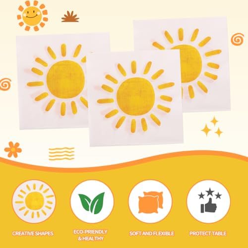 200 Piezas Servilletas de Papel Boho Sol para Fiesta, r Viaje Al Sol, Desechables para Cumpleaños y Baby Shower - imagen 4