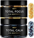 AMPM Nootropic Total Focus + Calm 9X Fuerza con Cafeína, L-Theanina, Alpha GPC, L-Tirosina y Ashwagandha - Suplementos Energéticos para Memoria y - imagen 1