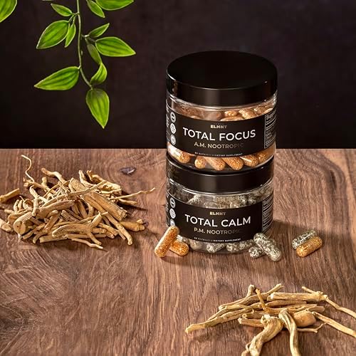 AMPM Nootropic Total Focus + Calm 9X Fuerza con Cafeína, L-Theanina, Alpha GPC, L-Tirosina y Ashwagandha - Suplementos Energéticos para Memoria y - imagen 3