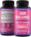 Cápsulas de Glutatión - Suplemento de 1,500mcg L-Glutatión con Vitamina C - Mejora del Tono de Piel - Combate Manchas Oscuras y Marcas de Acné - - imagen 1