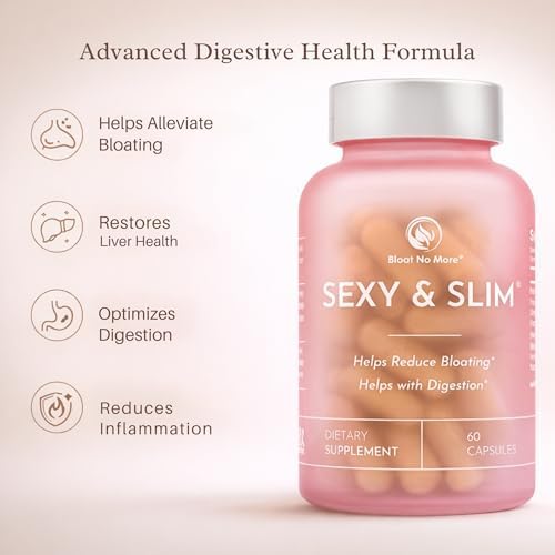 Enzimas Digestivas Bloat No More - Alivio de Inflamación y Gas para Mujeres, Promueve la Digestión con Fenogreco y Diente de León - 60 Cápsulas - imagen 4