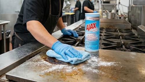 Limpiador en Polvo Ajax Profesional de Oxígeno Pesado 21 Oz (Paquete de 2) con Paño de Microfibra Incluido - imagen 2