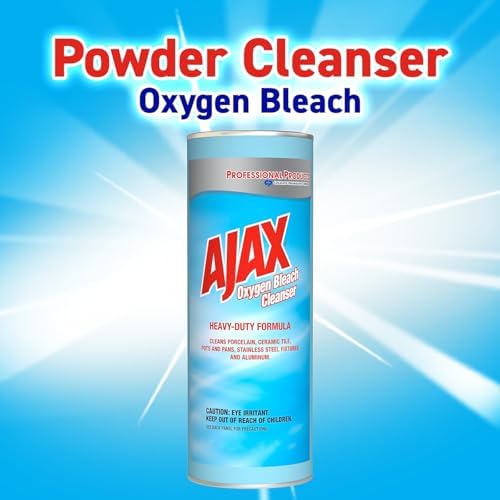 Limpiador en Polvo Ajax Profesional de Oxígeno Pesado 21 Oz (Paquete de 2) con Paño de Microfibra Incluido - imagen 4