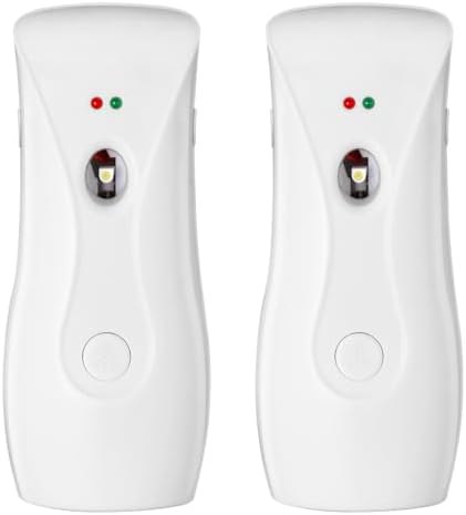 Dispensadores Automáticos de Ambientador Stardrix (Paquete de 2), Máquinas de Aerosol Montadas en Pared o de Pie, Temporizador Ajustable para Baños, - imagen 1