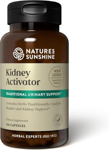 Cápsulas Activadoras de Riñón de Nature's Sunshine, 100 Cápsulas | Suplemento Natural para el Riñón con Hierbas para Mejorar la Función y Flujo - imagen 1