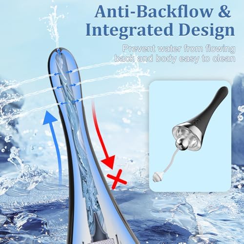 Enema Anal Ducha Eléctrica Automática para Hombres y Mujeres - Bulbo de Silicón con 7 Boquillas, 3 Velocidades y Control Remoto, 500ml - imagen 5
