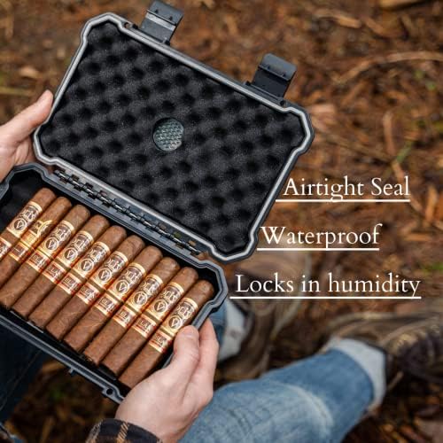 Humidor de Viaje Stogie Safe - Capacidad para 11 Puros - Estuche Impermeable y a Prueba de Golpes para Hombres - imagen 4