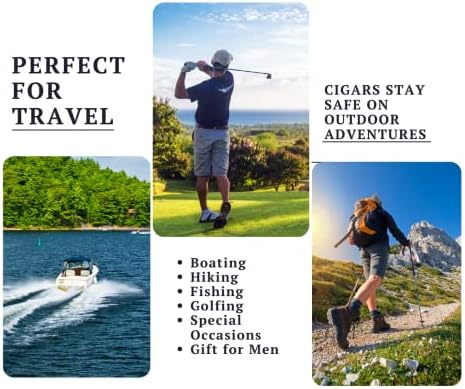 Humidor de Viaje Stogie Safe - Capacidad para 11 Puros - Estuche Impermeable y a Prueba de Golpes para Hombres - imagen 6