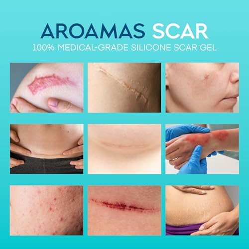 Gel Aroamas para Cicatrices Avanzadas - Gel de Silicona Médica para Mejorar la Apariencia de Cicatrices y Estrías en Cara y Cuerpo - 45g - imagen 2