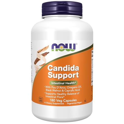 NOW Foods - Soporte para Cándida - 180 Cápsulas Vegetales (Paquete de 1) - imagen 4