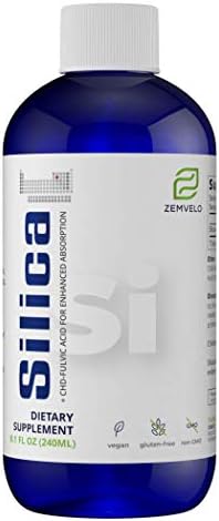 Zemvelo Silicio Iónico Líquido - Nutrición para Cabello, Piel y Uñas | Soporte de Colágeno | Salud de Tendones y Cartílago | 8 oz, 48 Días de - imagen 1