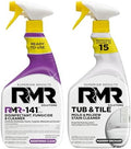 Paquete Brillante para Baño RMR – Spray para Manchas de Bañera y Azulejos + Removedor de Moho y Hongos RMR-141 Registrado por la EPA, Sistema de - imagen 1