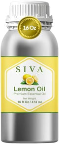 Aceite Esencial de Limón Siva - 16 Onzas - 100% Natural - Para Difusor, Cuidado Facial, Cuidado de la Piel, Aromaterapia, Cuidado del Cabello y - imagen 1