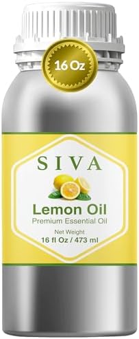 Aceite Esencial de Limón Siva - 16 Onzas - 100% Natural - Para Difusor, Cuidado Facial, Cuidado de la Piel, Aromaterapia, Cuidado del Cabello y - imagen 1