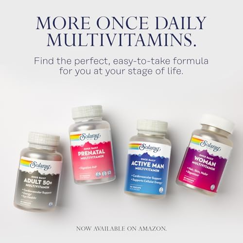SOLARAY Multivitamínico Diario para Hombres Activos - Apoyo Inmunológico y Energía Celular con Vitamina D, C, B12, B6, Zinc, Luteína, Enzimas - imagen 6