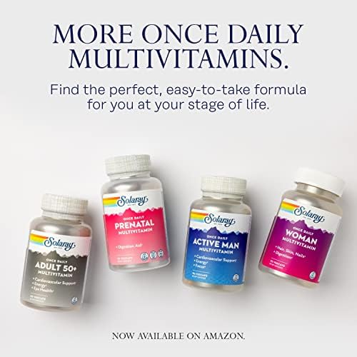 SOLARAY Multivitamínico Diario para Hombres Activos - Apoyo Inmunológico y Energía Celular con Vitamina D, C, B12, B6, Zinc, Luteína, Enzimas - imagen 7