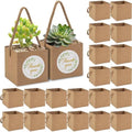 Beupy 60 Pzas de Bolsas de Papel Kraft para Suculentas de 2.5 Pulgadas con Manijas y Etiquetas de Agradecimiento para Bodas, Baby Showers y - imagen 1