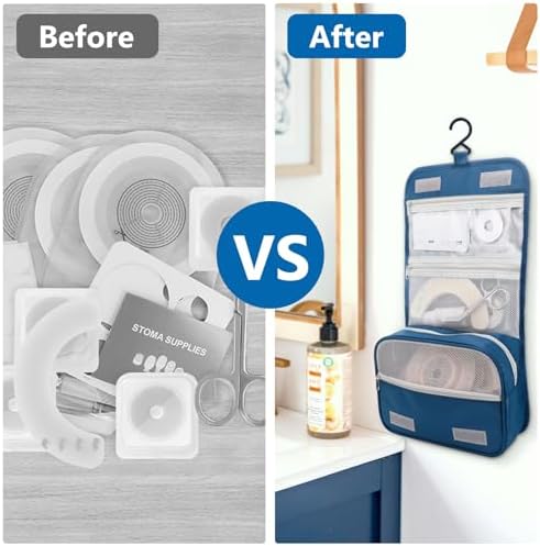Bolsa de Viaje KONWEDA para Ostomía, Organizador Colgante para Suministros de Colostomía - imagen 4