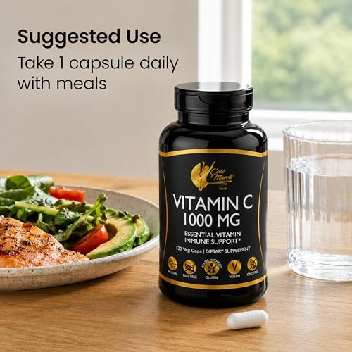 Cocó March N.M.D Suplemento de Vitamina C 1000mg – Apoyo Inmunológico Vegano y Sin Gluten – 120 Cápsulas Vegetales Fáciles de Tragar - imagen 7