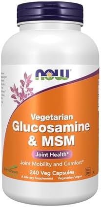 NowFoods Glucosamina Vegetariana y MSM para la Salud Articular, 240 Cápsulas Veganas - imagen 1