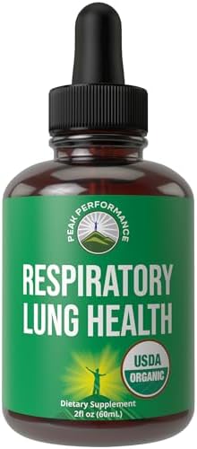 Desintoxicante Orgánico de Pulmón USDA para Fumadores y No Fumadores con 6 Ingredientes Clave. Extracto Líquido para Mejorar la Salud Respiratoria. - imagen 1