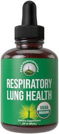 Desintoxicante Orgánico de Pulmón USDA para Fumadores y No Fumadores con 6 Ingredientes Clave. Extracto Líquido para Mejorar la Salud Respiratoria. - imagen 1