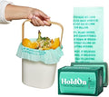 Bolsas de Basura HoldOn de 4 Galones - 100 Bolsas Ecológicas para Botes Pequeños (Paquete de 2, 100 bolsas) - imagen 1