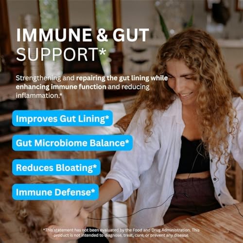 Simply Basically Polvo de Colostrum y Péptidos de Colágeno con Biotina, Ácido Hialurónico y Vitamina C | Suplemento para Salud Digestiva, Inmunidad y - imagen 4