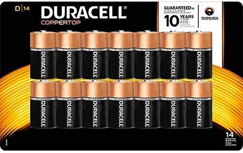 Baterías Alcalinas Duracell Coppertop D, Paquete de 14 Piezas - imagen 1