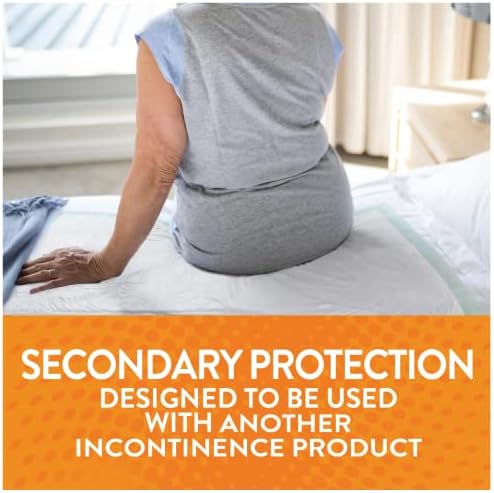 Goodscious Equate Assurance Almohadilla Absorbente Unisex Premium - Protectores de Cama para Incontinencia, Máxima Absorción, XL, 30 Piezas, Color - imagen 4